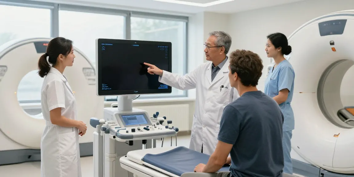 Patientenberatung im Diagnostikzentrum Wolfsburg mit modernster Medizintechnik.