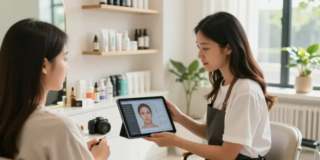 Discovering alternatives to QOVES with personalized beauty consultation.
